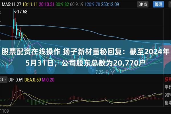 股票配资在线操作 扬子新材董秘回复：截至2024年5月31日，公司股东总数为20,770户