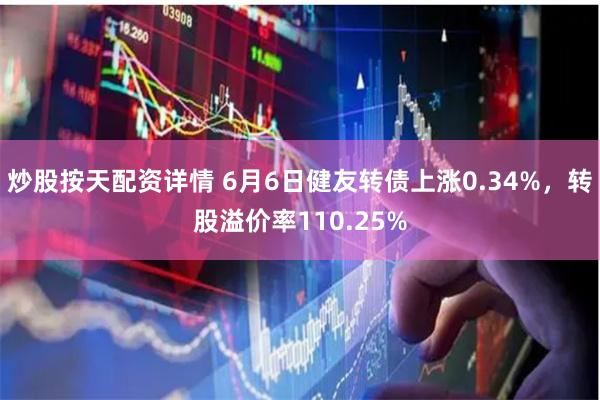 炒股按天配资详情 6月6日健友转债上涨0.34%，转股溢价率110.25%