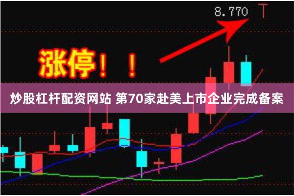 炒股杠杆配资网站 第70家赴美上市企业完成备案